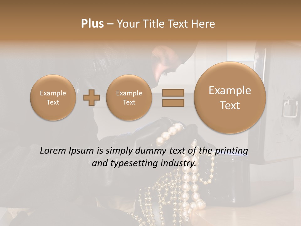 Kriminell Maskiert Alarmanlage PowerPoint Template