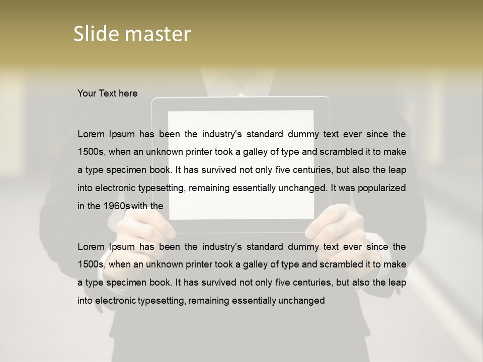 Technology Internet Visual PowerPoint Template