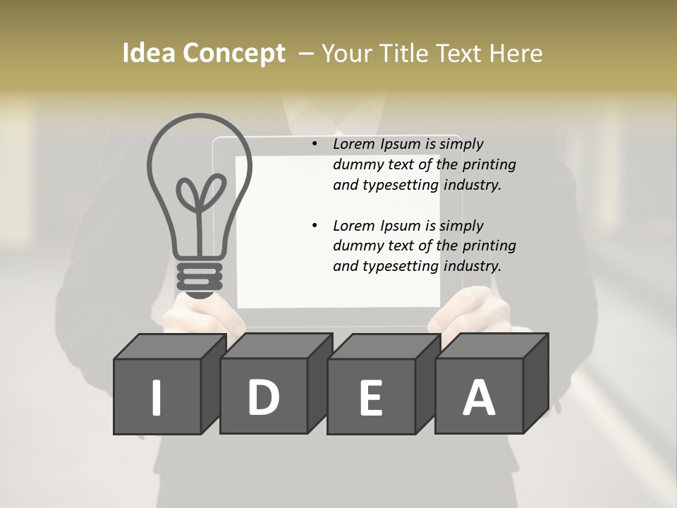 Technology Internet Visual PowerPoint Template
