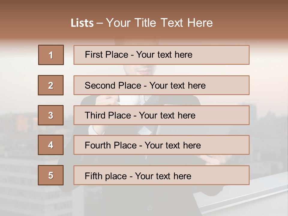 Check City Casual PowerPoint Template