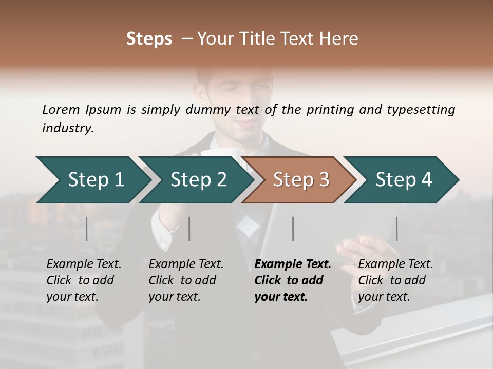 Check City Casual PowerPoint Template