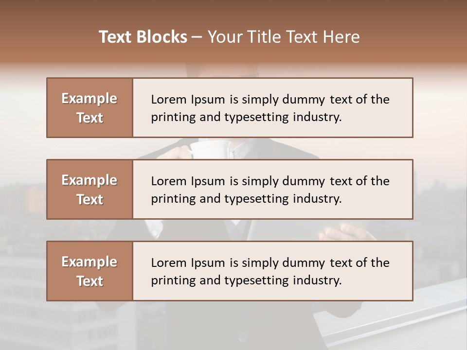 Check City Casual PowerPoint Template