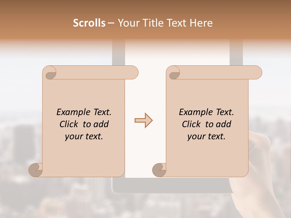 Symbol Notebook Equipment PowerPoint Template