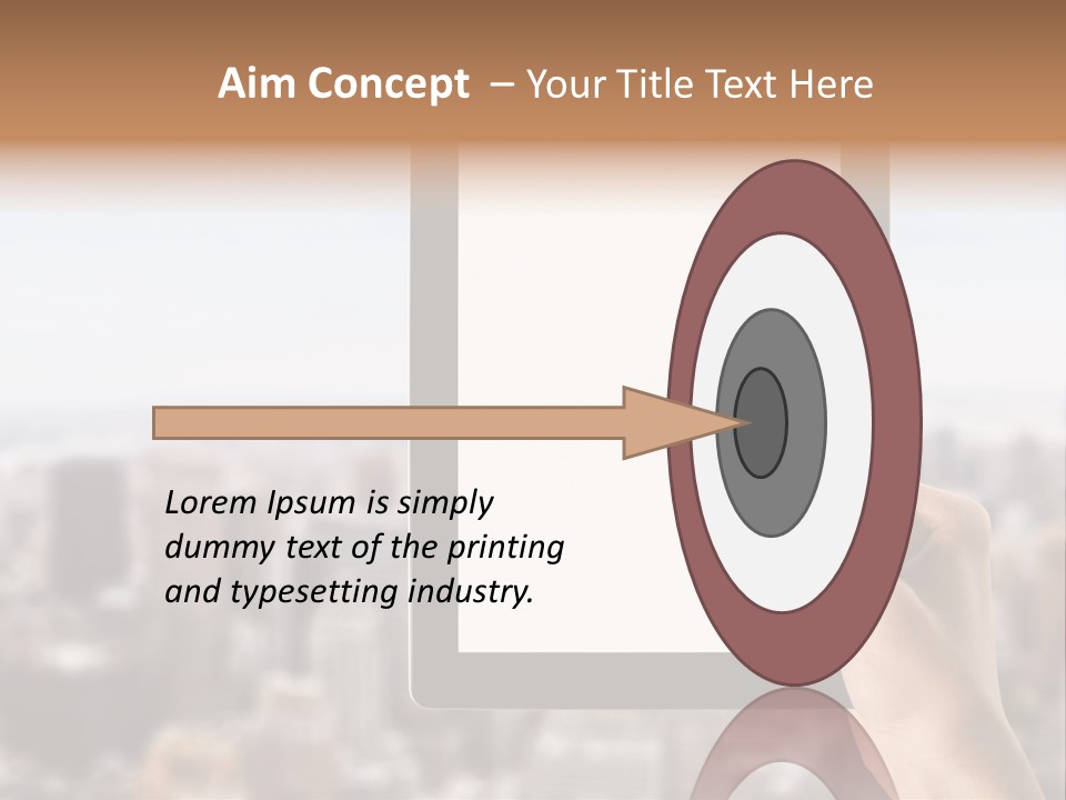 Symbol Notebook Equipment PowerPoint Template