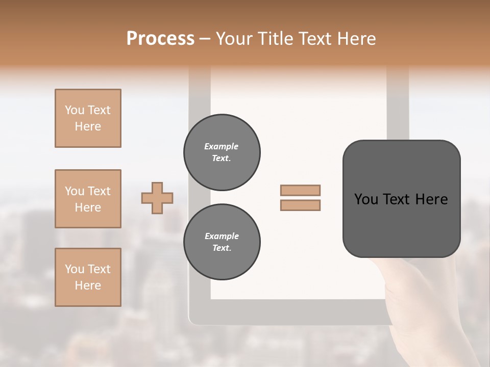 Symbol Notebook Equipment PowerPoint Template