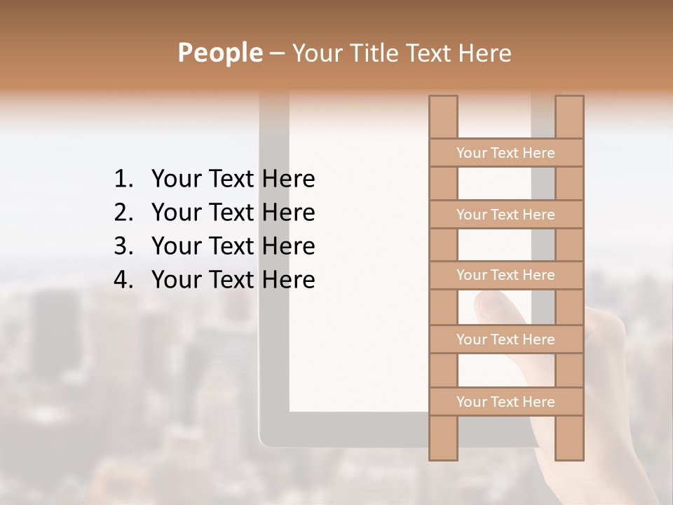 Symbol Notebook Equipment PowerPoint Template