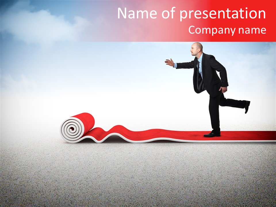 Businessman Man Luxury PowerPoint Template