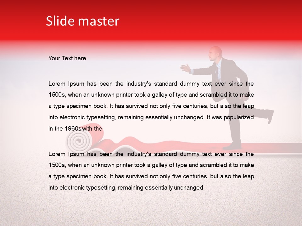 Businessman Man Luxury PowerPoint Template