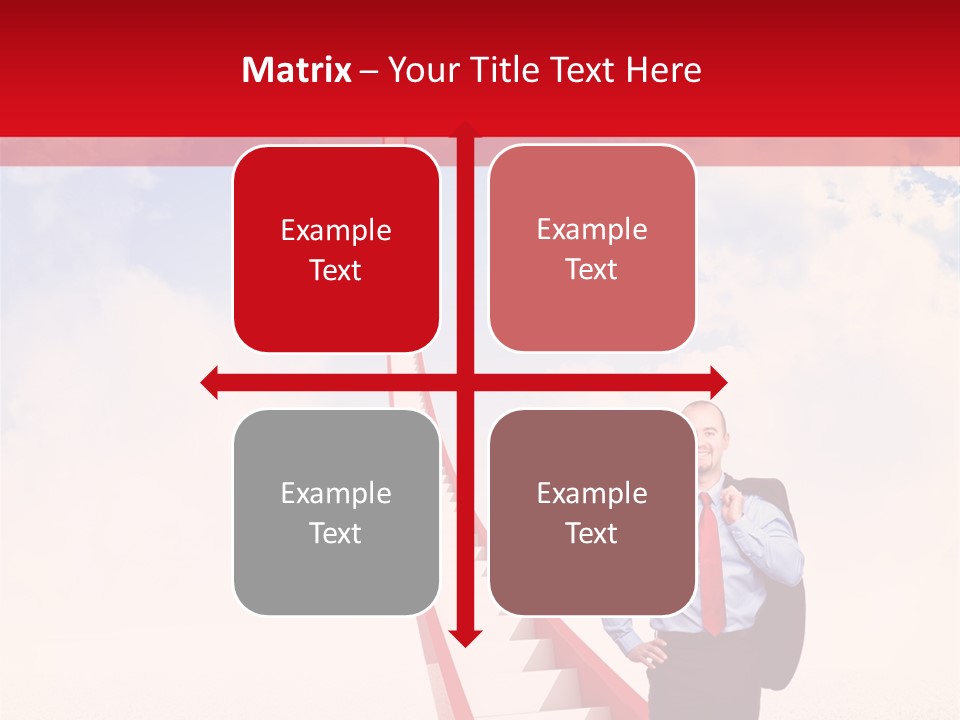 Abstract Red Concept PowerPoint Template