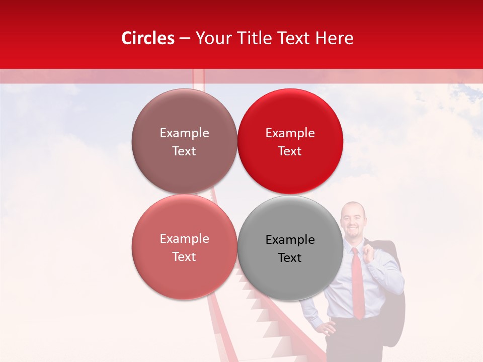 Abstract Red Concept PowerPoint Template