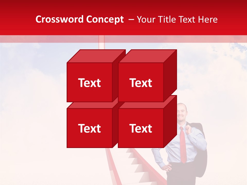 Abstract Red Concept PowerPoint Template