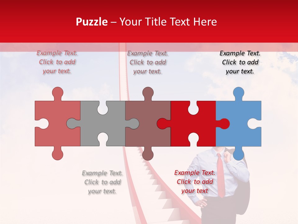 Abstract Red Concept PowerPoint Template