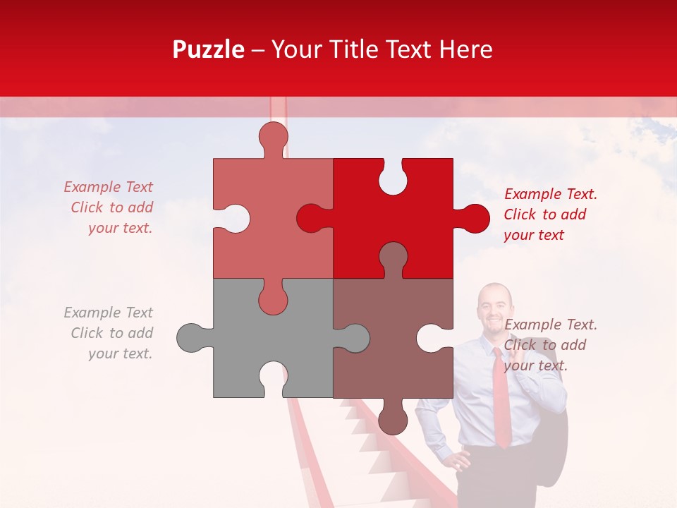 Abstract Red Concept PowerPoint Template