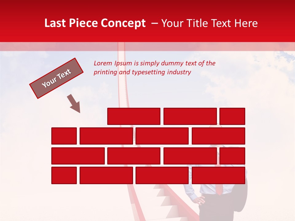 Abstract Red Concept PowerPoint Template