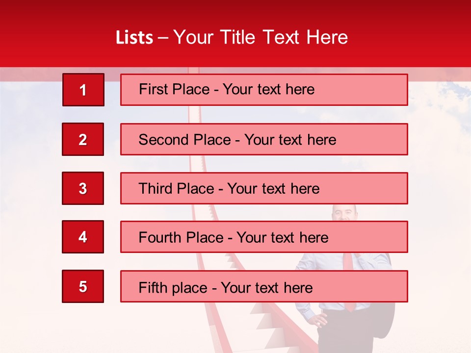 Abstract Red Concept PowerPoint Template