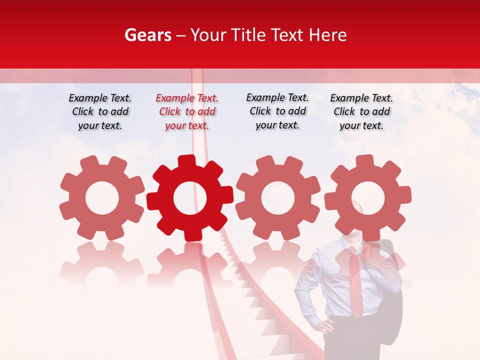Abstract Red Concept PowerPoint Template