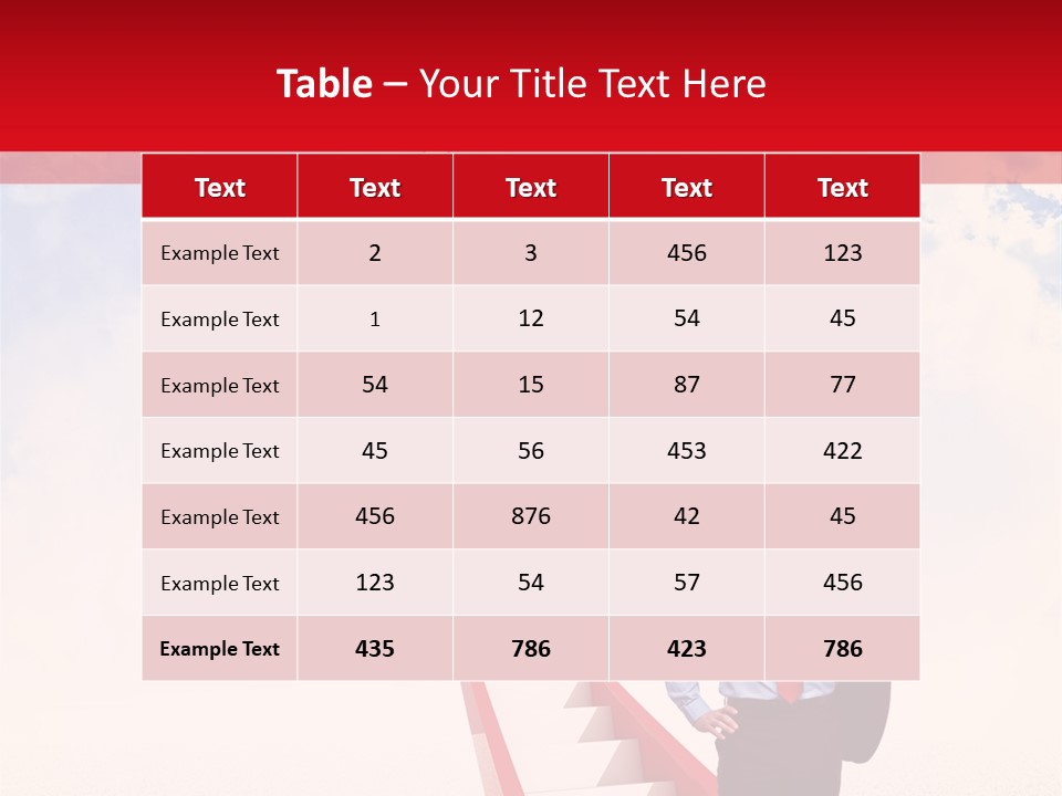 Abstract Red Concept PowerPoint Template