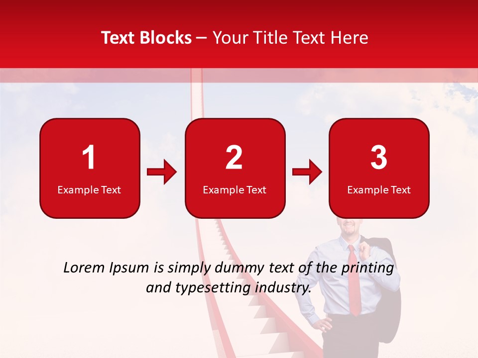 Abstract Red Concept PowerPoint Template