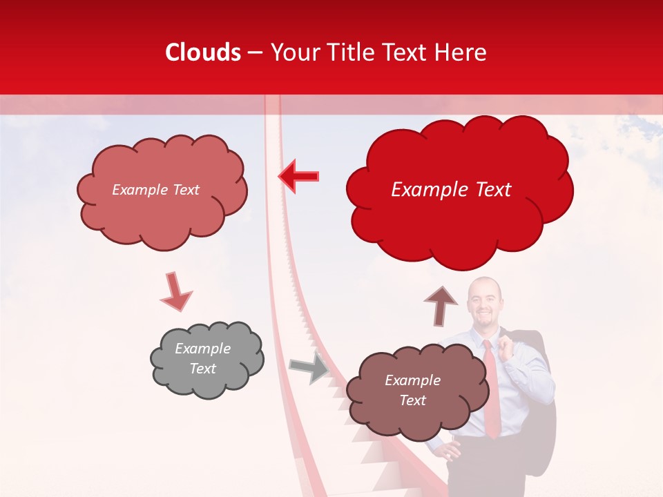 Abstract Red Concept PowerPoint Template