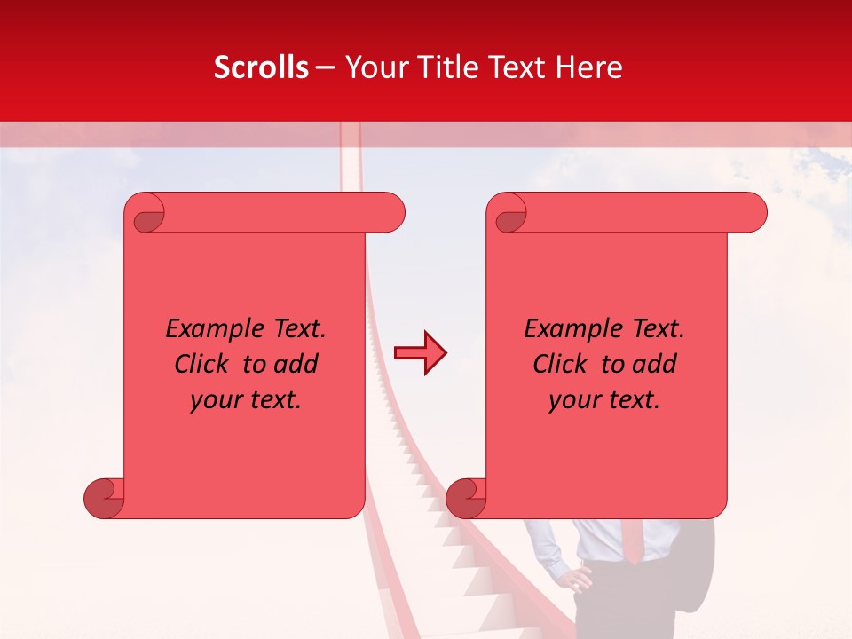 Abstract Red Concept PowerPoint Template