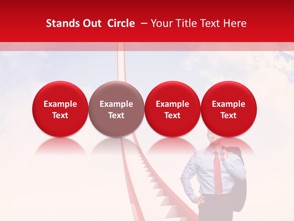 Abstract Red Concept PowerPoint Template