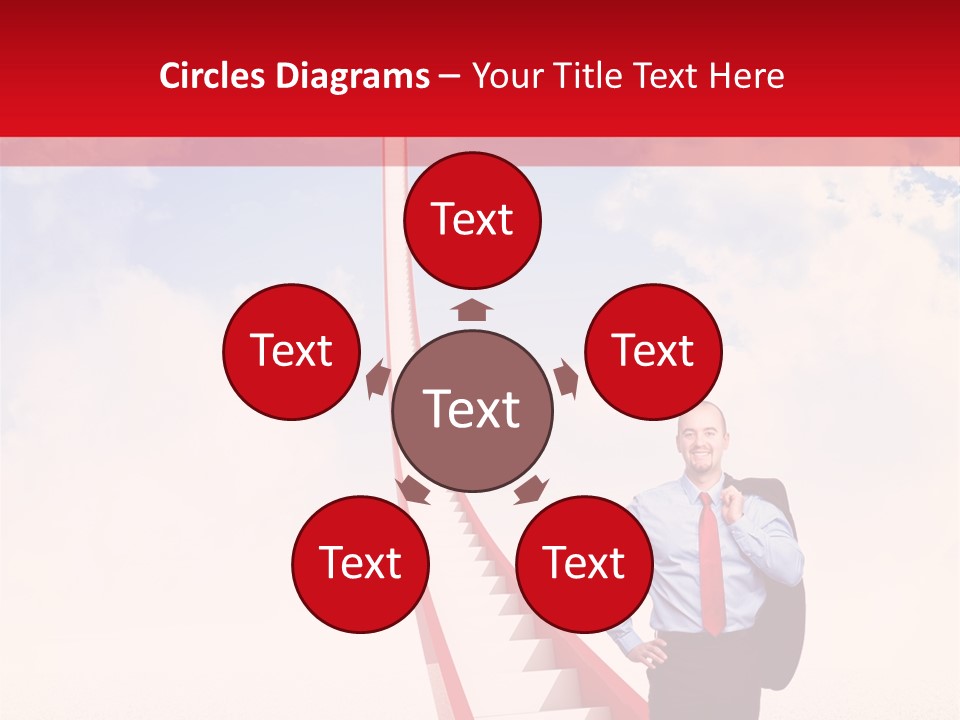 Abstract Red Concept PowerPoint Template