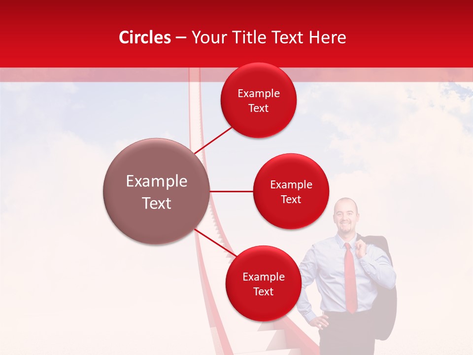 Abstract Red Concept PowerPoint Template