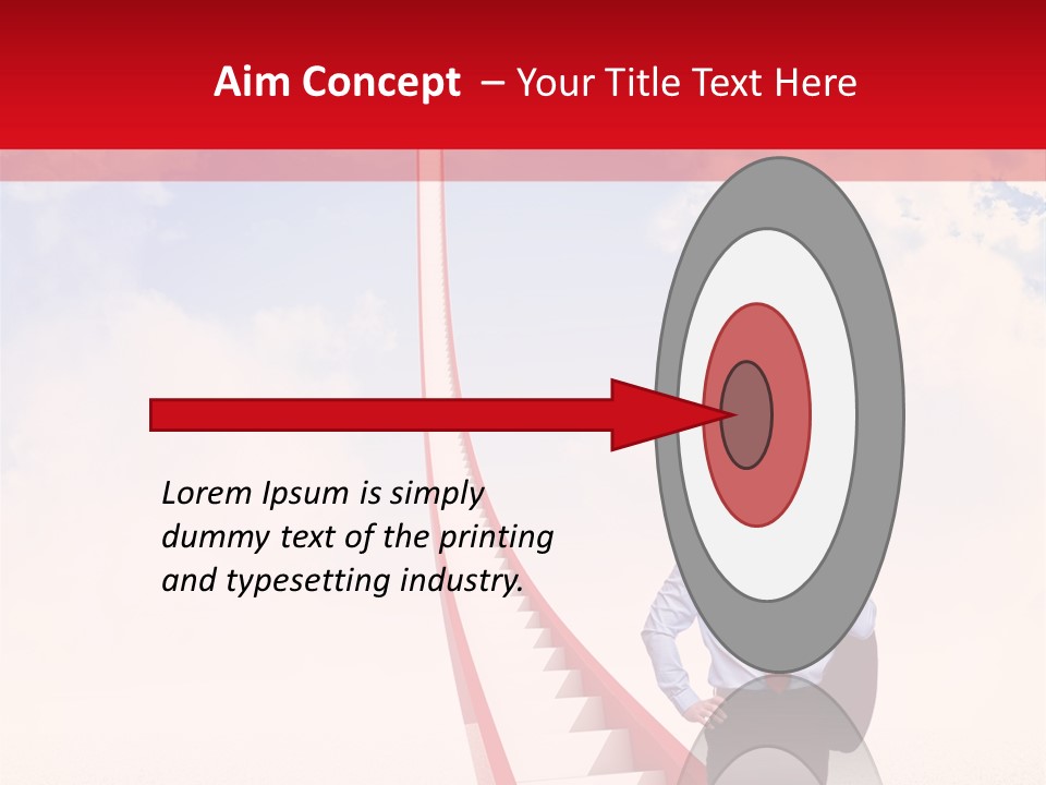 Abstract Red Concept PowerPoint Template