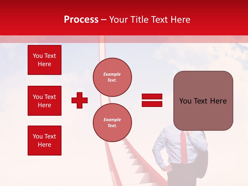 Abstract Red Concept PowerPoint Template