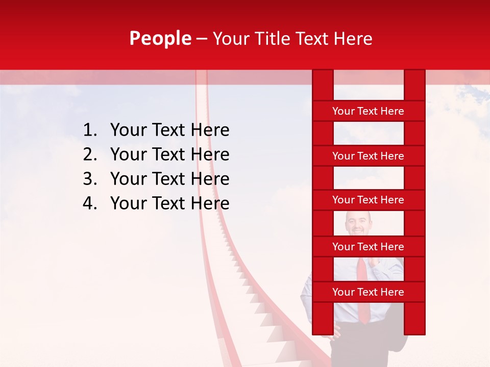 Abstract Red Concept PowerPoint Template