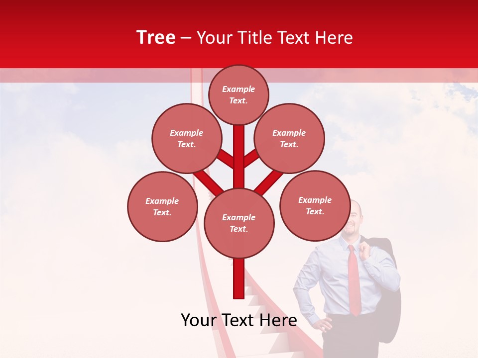 Abstract Red Concept PowerPoint Template