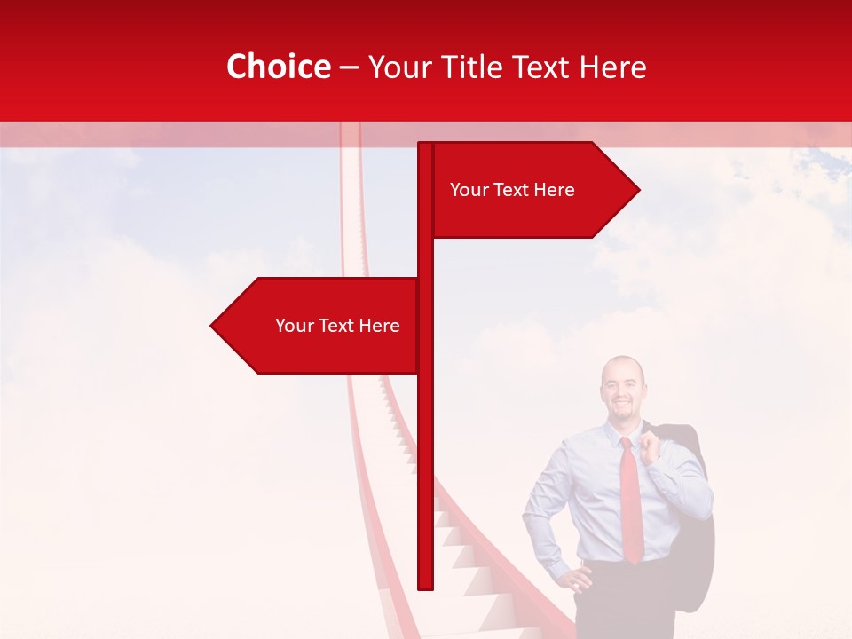 Abstract Red Concept PowerPoint Template