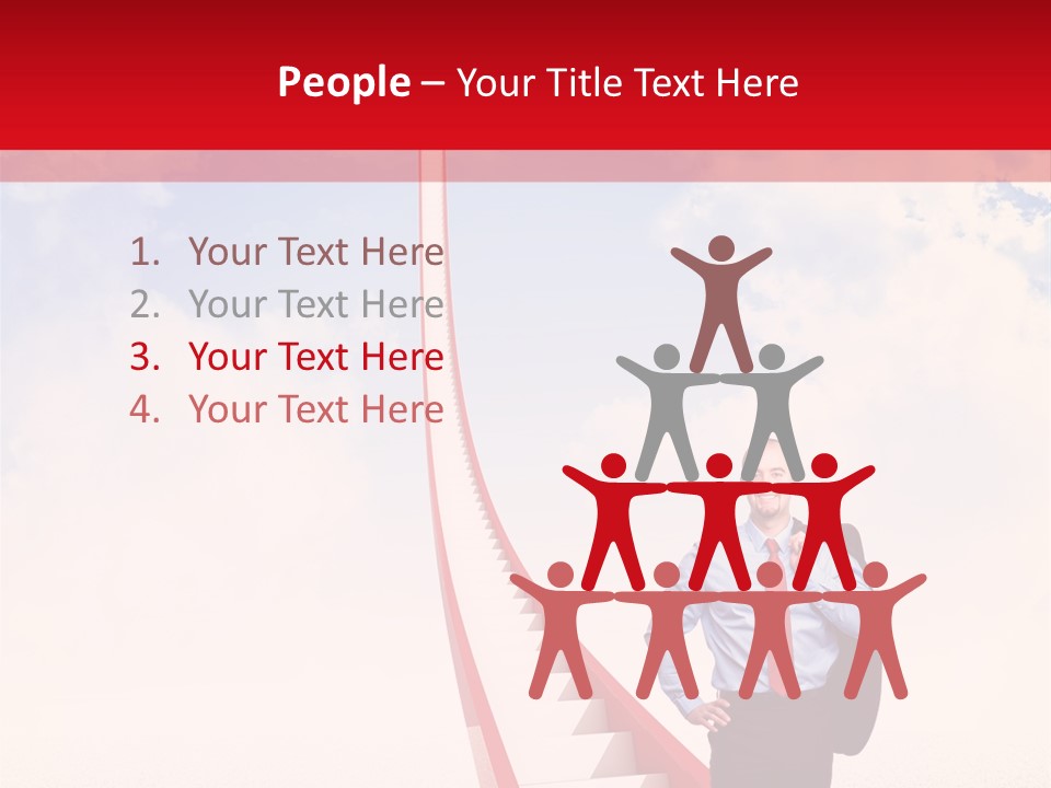 Abstract Red Concept PowerPoint Template