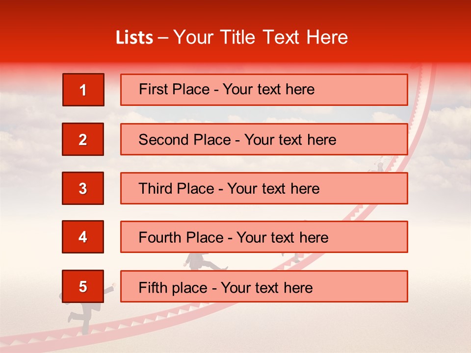 Rush Woman Casual PowerPoint Template