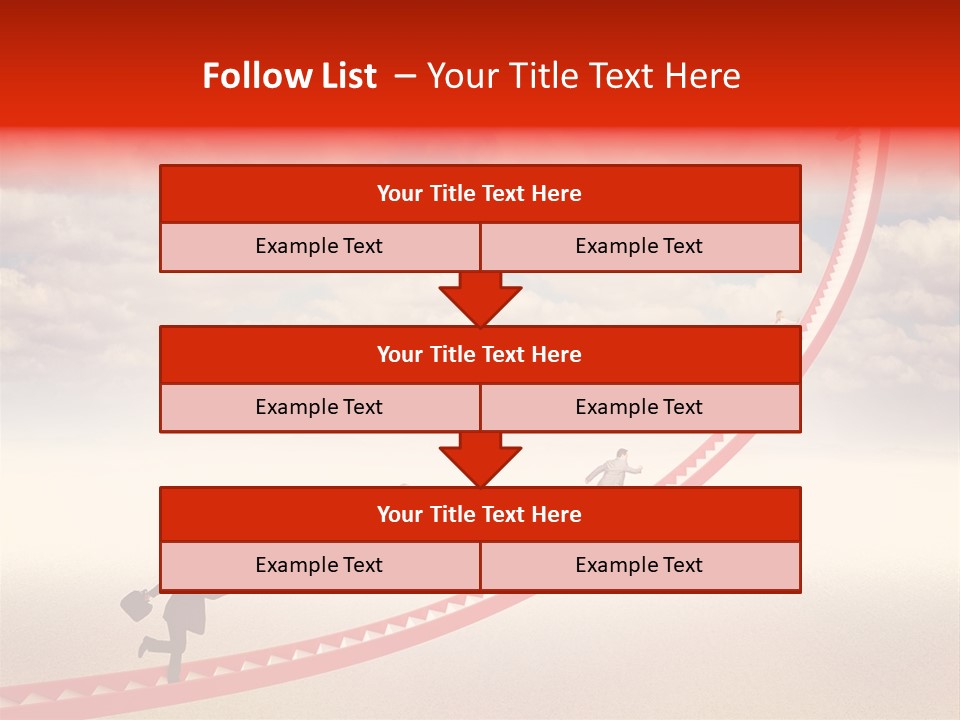 Rush Woman Casual PowerPoint Template