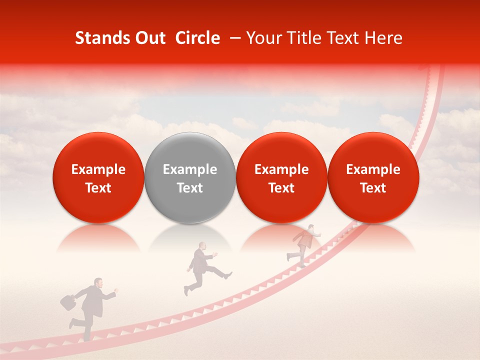 Rush Woman Casual PowerPoint Template