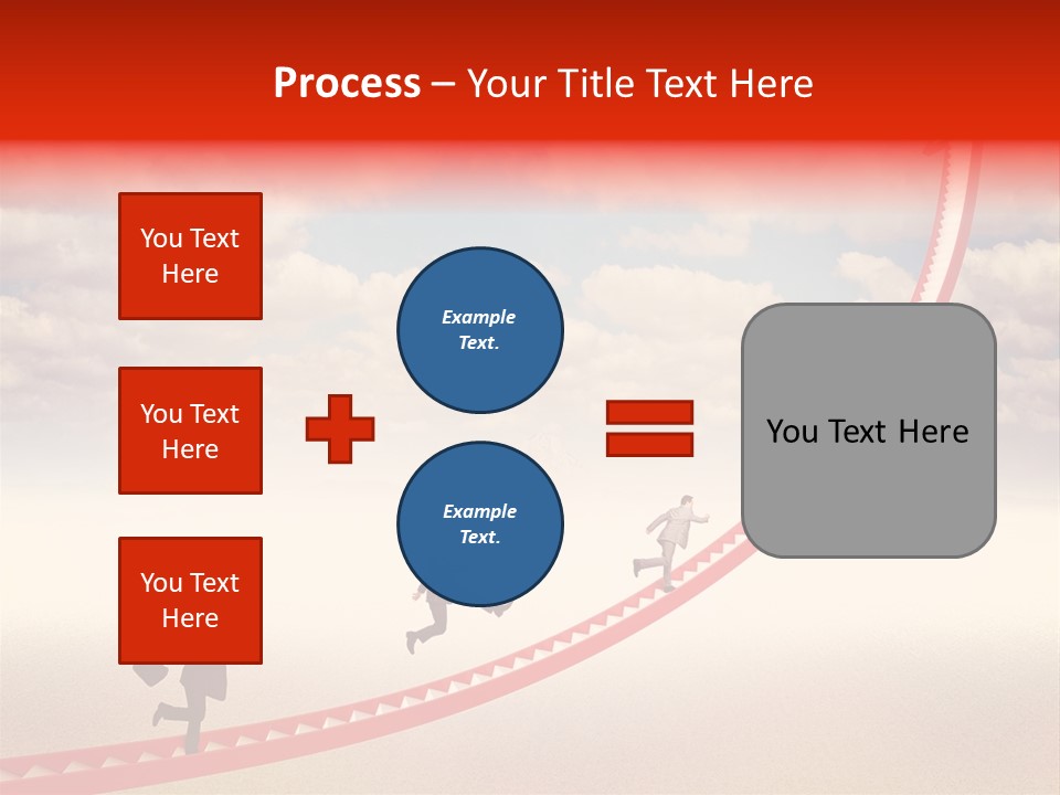 Rush Woman Casual PowerPoint Template