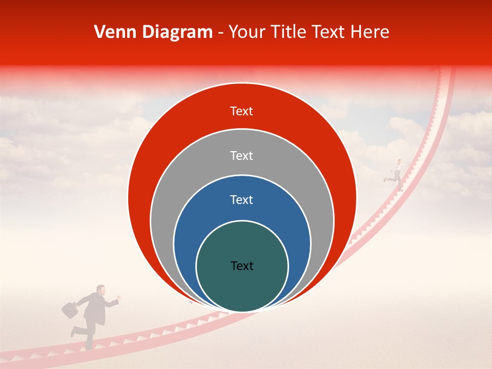 Rush Woman Casual PowerPoint Template