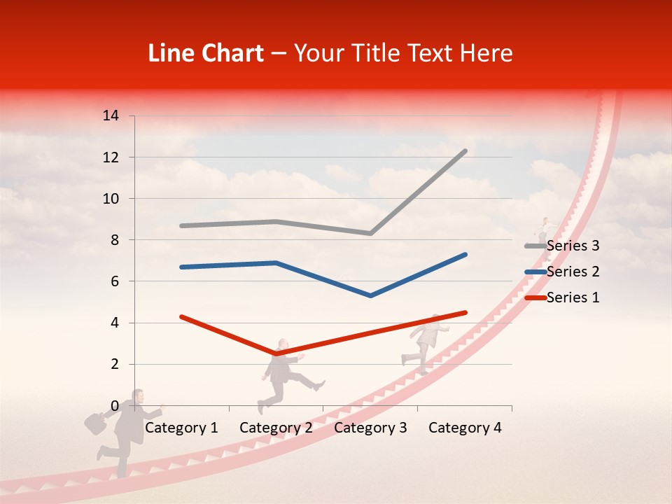 Rush Woman Casual PowerPoint Template