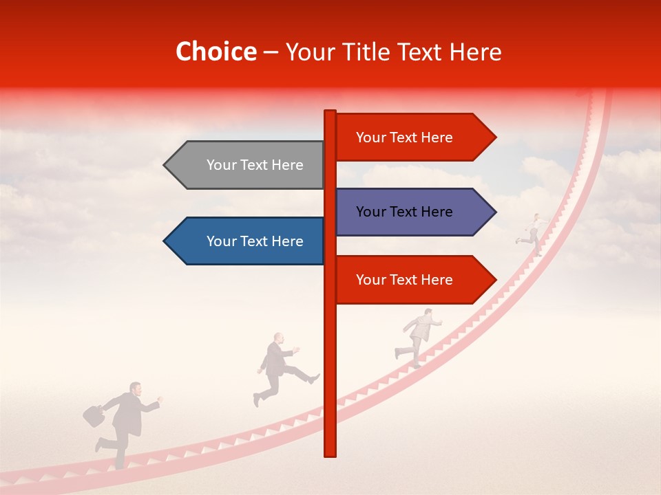 Rush Woman Casual PowerPoint Template