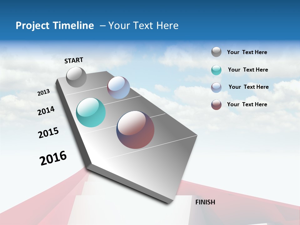 Smile Stair Business PowerPoint Template