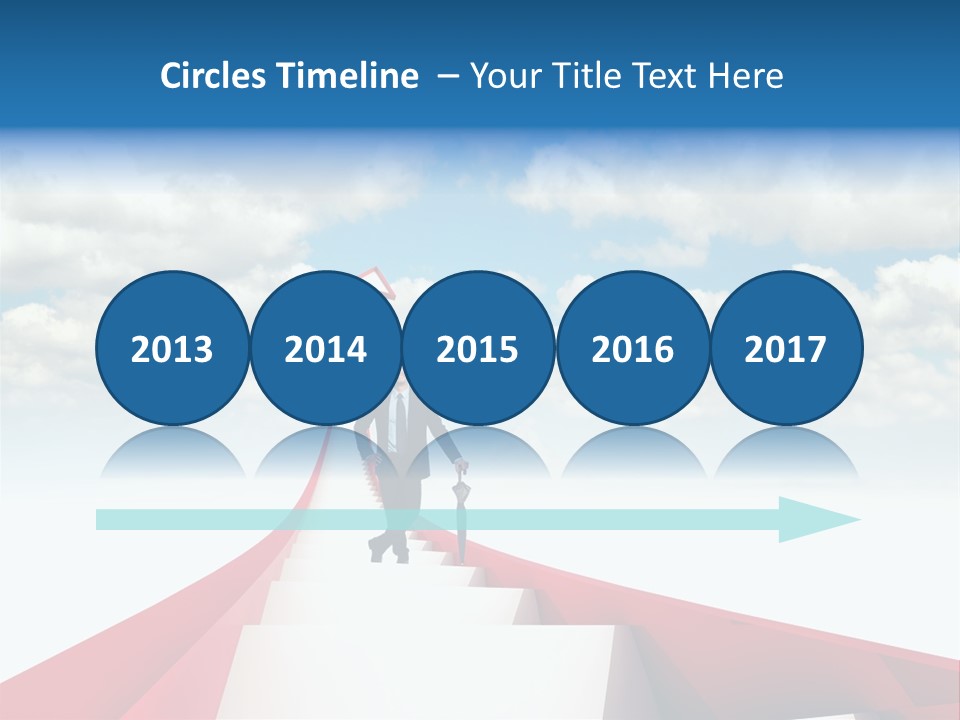 Smile Stair Business PowerPoint Template