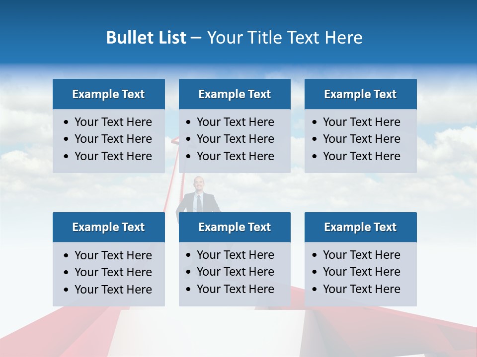 Smile Stair Business PowerPoint Template