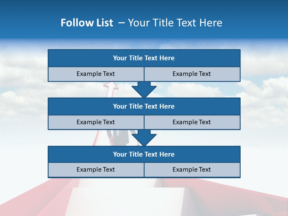 Smile Stair Business PowerPoint Template