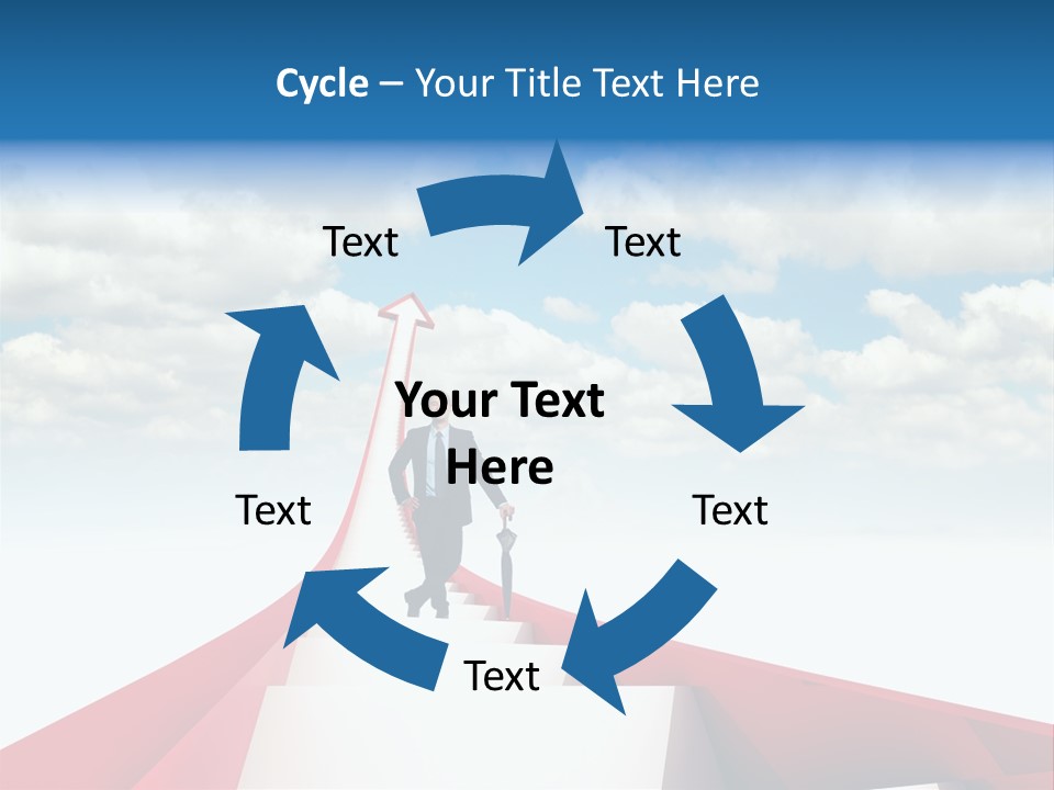 Smile Stair Business PowerPoint Template