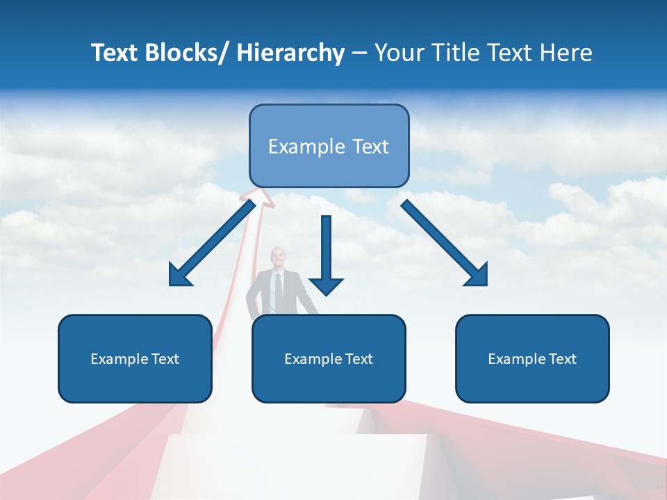 Smile Stair Business PowerPoint Template