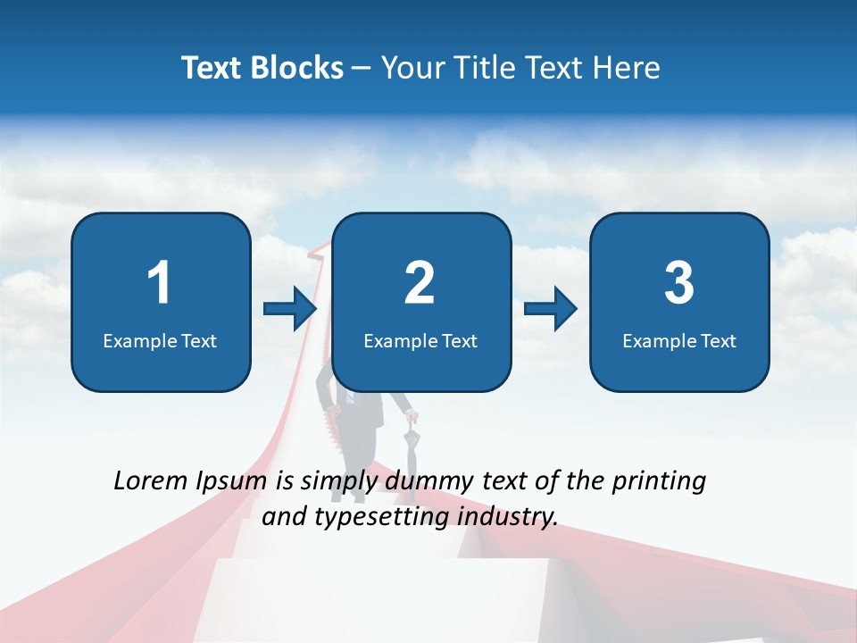 Smile Stair Business PowerPoint Template