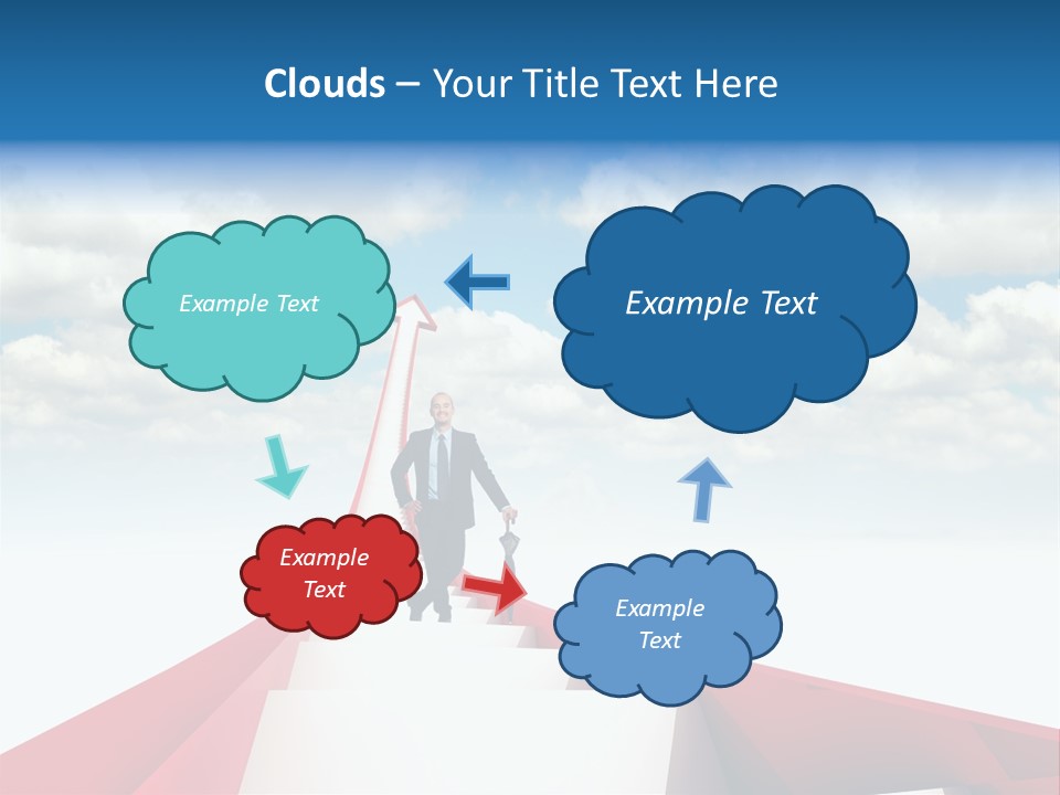 Smile Stair Business PowerPoint Template