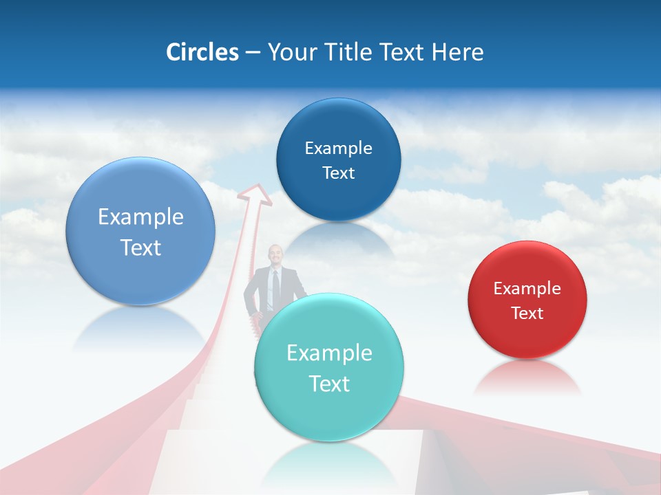 Smile Stair Business PowerPoint Template