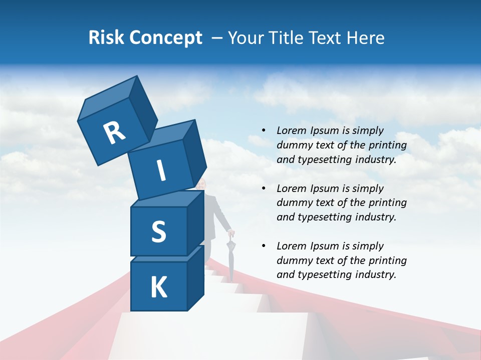 Smile Stair Business PowerPoint Template